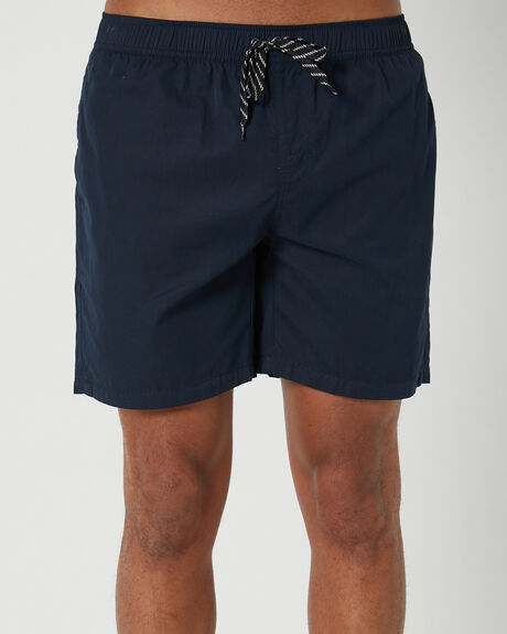 Swell Malibu Beach Short - Black | SurfStitch