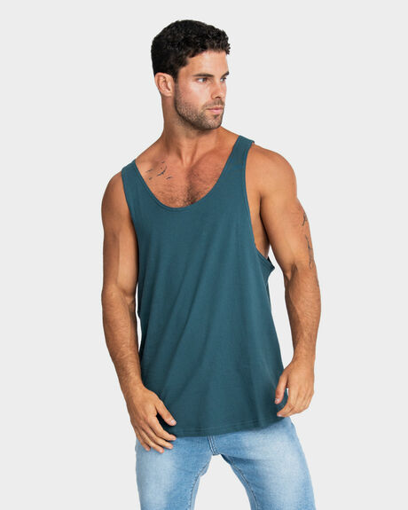 GREEN MENS CLOTHING ONEBYONE SINGLETS + TANKS - OBO-1032-S