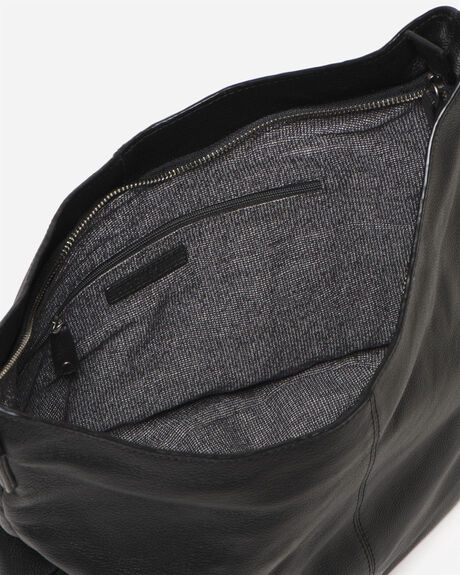 BLACK WOMENS ACCESSORIES STITCH AND HIDE BAGS + BACKPACKS - SHX_FRNKIE_BLK