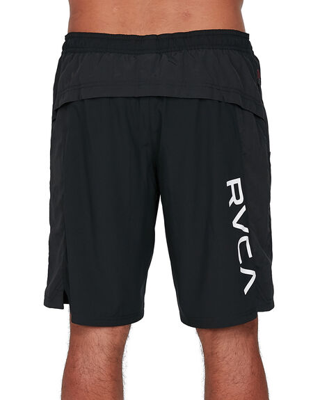 BLACK MENS CLOTHING RVCA SHORTS - RV-R307315-BLK