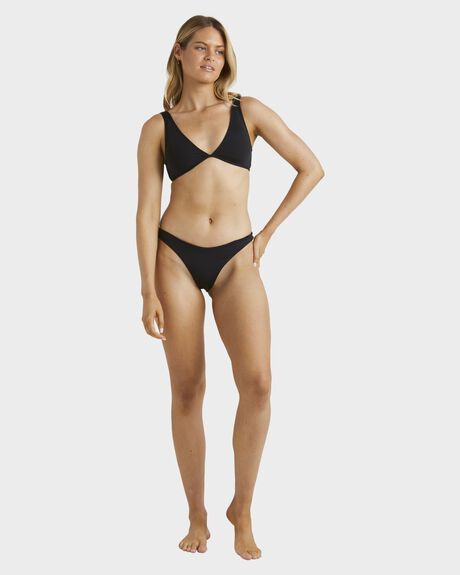 BLACK PEBBLE WOMENS SWIMWEAR BILLABONG BIKINI BOTTOMS - UBJX400155-BPB