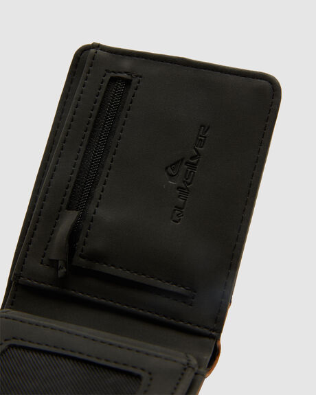 BLACK MENS ACCESSORIES QUIKSILVER WALLETS - AQYAA03389-KVJ0
