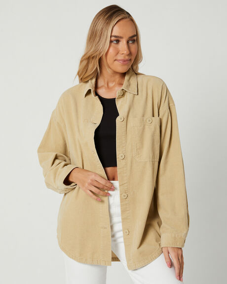 Thrills bianca cord jacket tan best sale