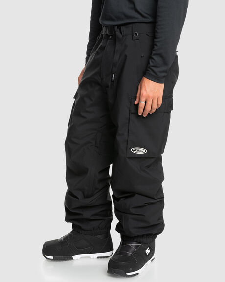 TRUE BLACK SNOW MENS QUIKSILVER SNOW PANTS - EQYTP03215-KVJ0