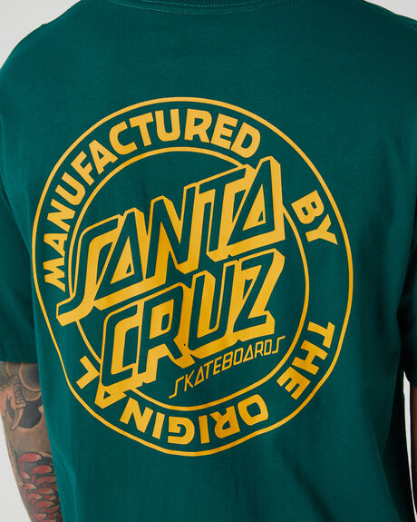 DARK GREEN MENS CLOTHING SANTA CRUZ T-SHIRTS + SINGLETS - SM323-SS16DAR