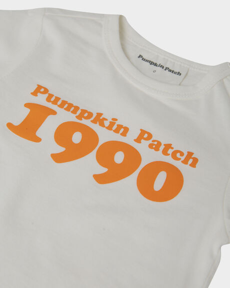 WHITE KIDS BABY PUMPKIN PATCH CLOTHING - 20B7001TWHT