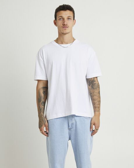 OPTIC WHITE MENS CLOTHING GENERAL PANTS CO. BASICS T-SHIRTS + SINGLETS - GPMS25100-WHT