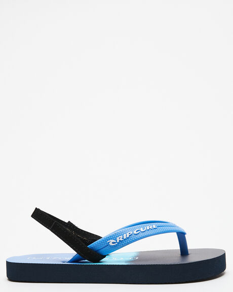 BLUE KIDS BOYS RIP CURL SLIDES + THONGS - 16CBOT0070