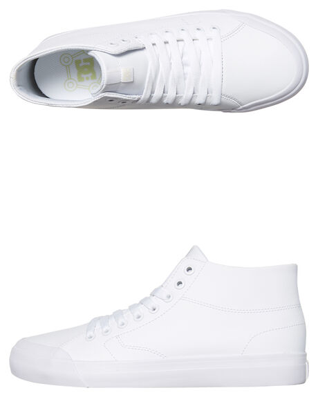 WHITE MENS FOOTWEAR DC SHOES SNEAKERS - ADYS300423103