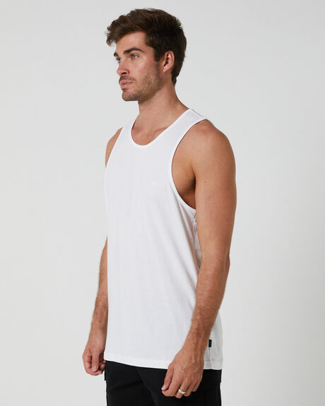 WHITE MENS CLOTHING SWELL T-SHIRTS + SINGLETS - SWMS23210WHT