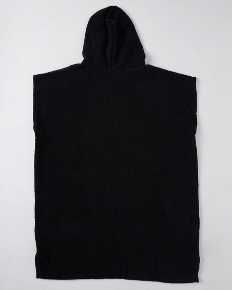 BLACK KIDS BOYS SWELL TOWELS - S32221801BLK