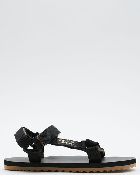 BLACK TAN WOMENS FOOTWEAR RIP CURL SANDALS - 138WOT5140