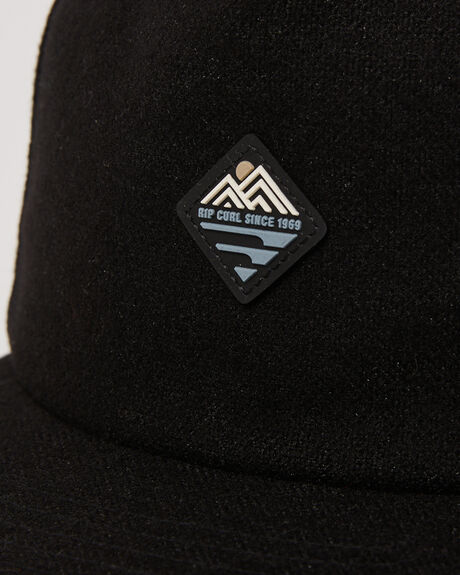 BLACK MENS ACCESSORIES RIP CURL HEADWEAR - 19PMHE0090