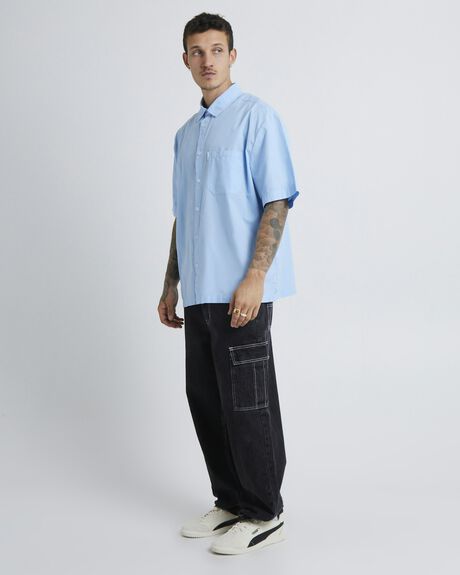 SKY MENS CLOTHING SPENCER PROJECT SHIRTS - SPMS24151-BLU