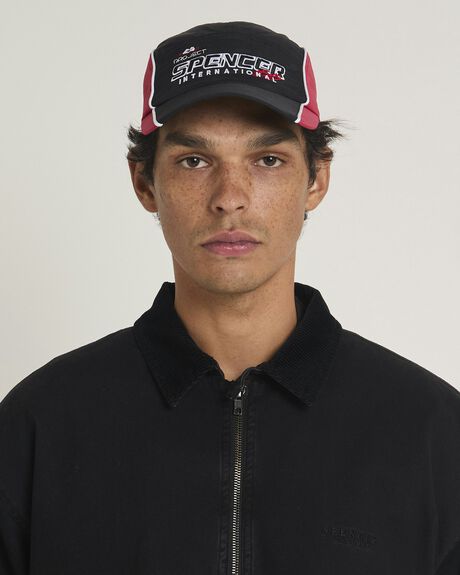 BLACK MENS ACCESSORIES SPENCER PROJECT HEADWEAR - SPMW25946-BLK-ONE