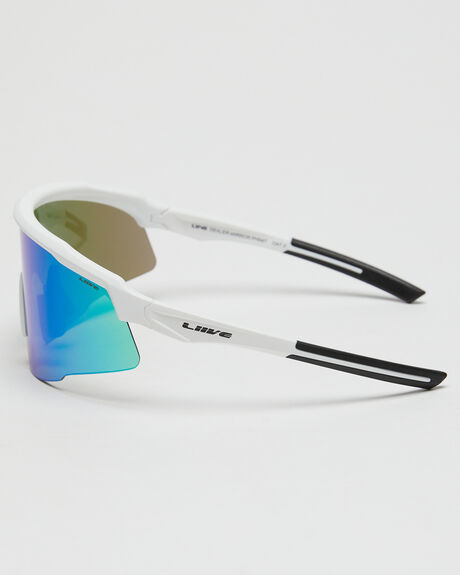 MATT WHITE PURPLE MENS ACCESSORIES LIIVE VISION SUNGLASSES - L0729EMWP