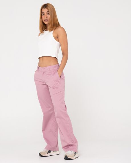 VINTAGE PINK WOMENS CLOTHING RUSTY PANTS - P23-PAL1372-VPK-10
