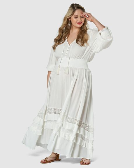 WHITE WOMENS CLOTHING THE POETIC GYPSY DRESSES - CPSS21779001-10