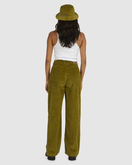 MONSTERA WOMENS CLOTHING RVCA PANTS - UVJNP00128-GQL0