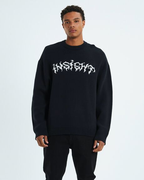 BLACK MENS CLOTHING INSIGHT KNITS + CARDIGANS - 52426800026