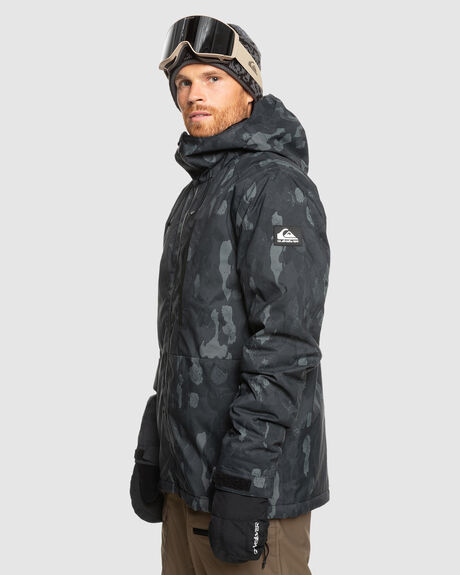 NATURE ZOOM DARK SHADOW SNOW MENS QUIKSILVER SNOW JACKET - EQYTJ03479-KRP3