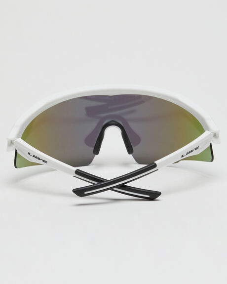 MATT WHITE PURPLE MENS ACCESSORIES LIIVE VISION SUNGLASSES - L0729EMWP