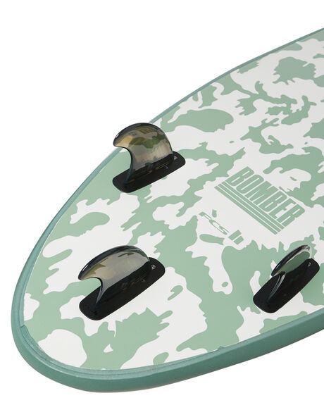 GREEN WHITE BOARDSPORTS SURF SOFTECH SOFTBOARDS - BOMII-SGW-610GRNWH