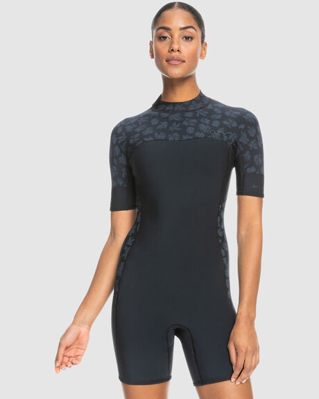 BLACK SURF WOMENS ROXY SPRINGSUITS - ERJW503027-KVJ0