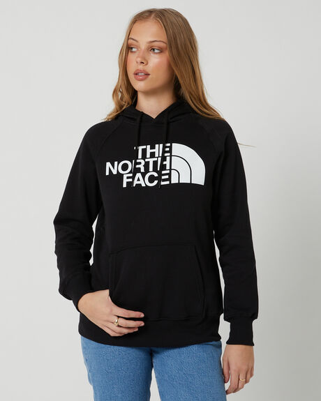 TNF BLACK TNF WHITE WOMENS CLOTHING THE NORTH FACE HOODIES - NF0A7UNOKY4