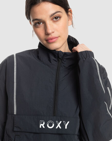 ANTHRACITE WOMENS CLOTHING ROXY COATS + JACKETS - ERJJK03565-KVJ0