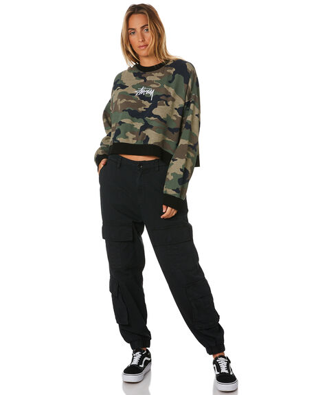 CAMO WOMENS CLOTHING STUSSY JUMPERS - ST196316CAMO
