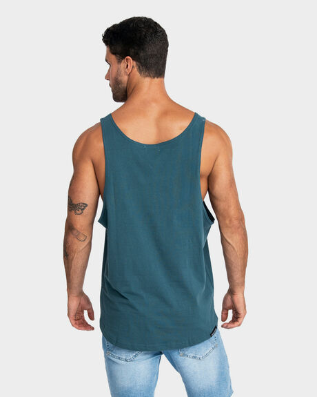 GREEN MENS CLOTHING ONEBYONE SINGLETS + TANKS - OBO-1032-S