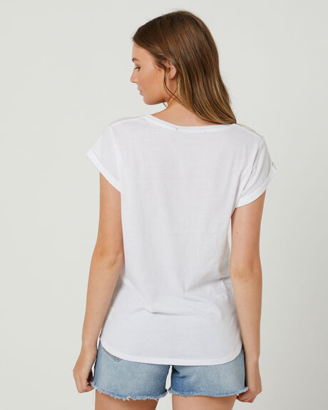 WHITE WOMENS CLOTHING SILENT THEORY TEES - 60X5005WHT