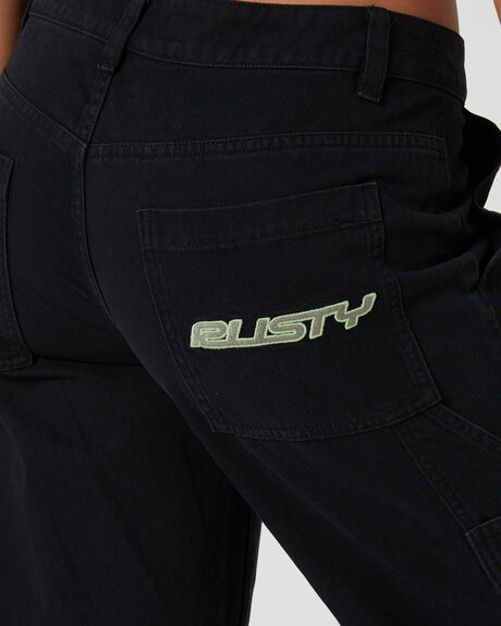 BLACK WOMENS CLOTHING RUSTY PANTS - PAL1420-BK1