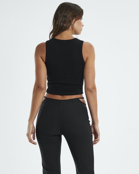 BLACK WOMENS CLOTHING NEON HART SINGLETS - 52468700026