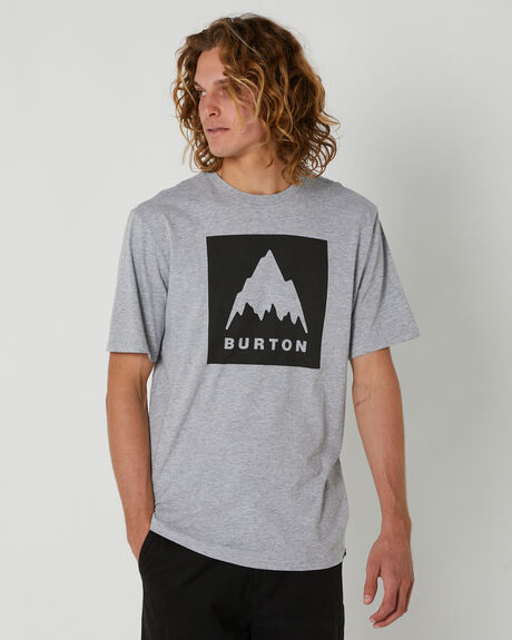 GRAY HEATHER MENS CLOTHING BURTON T-SHIRTS + SINGLETS - 20377106020