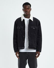 Insight Switch Cord Borg Jacket Black SurfStitch