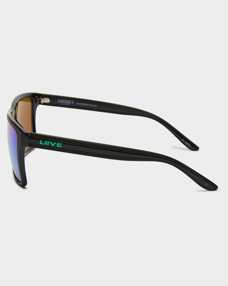 MATT BLACK MENS ACCESSORIES LIIVE VISION SUNGLASSES - LX100A-MBLK