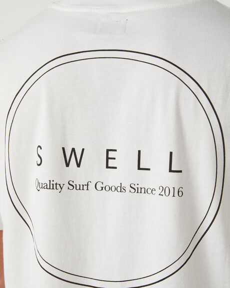 WHITE MENS CLOTHING SWELL T-SHIRTS + SINGLETS - SWMS24161WHT