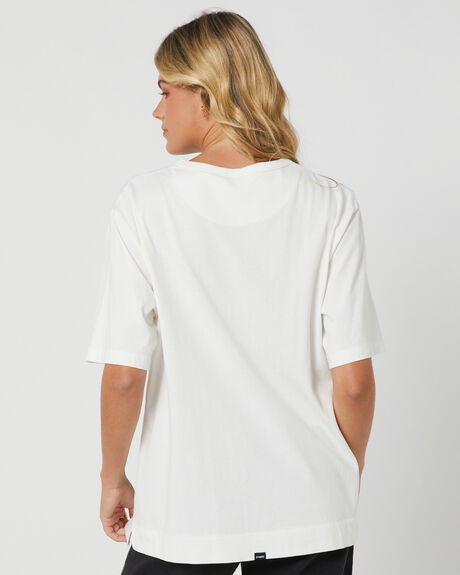 DIRTY WHITE WOMENS CLOTHING THRILLS T-SHIRTS + SINGLETS - WTA24-122A