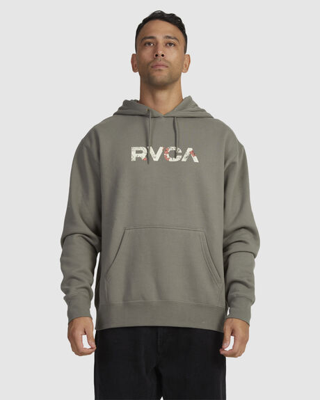 OLIVE MENS CLOTHING RVCA HOODIES - UVYFT00248-GPB0