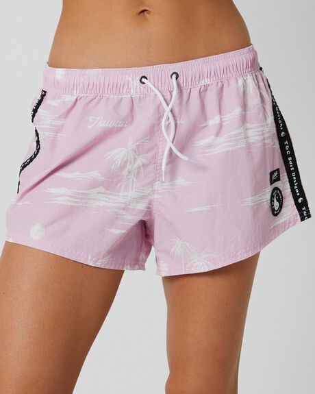PURPLE WOMENS CLOTHING TOWN AND COUNTRY SHORTS - TC222BSW01C-PUR