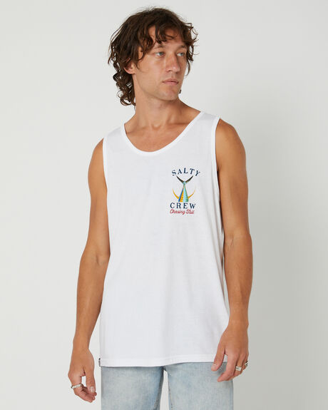 WHITE MENS CLOTHING SALTY CREW T-SHIRTS + SINGLETS - 20635013WHT