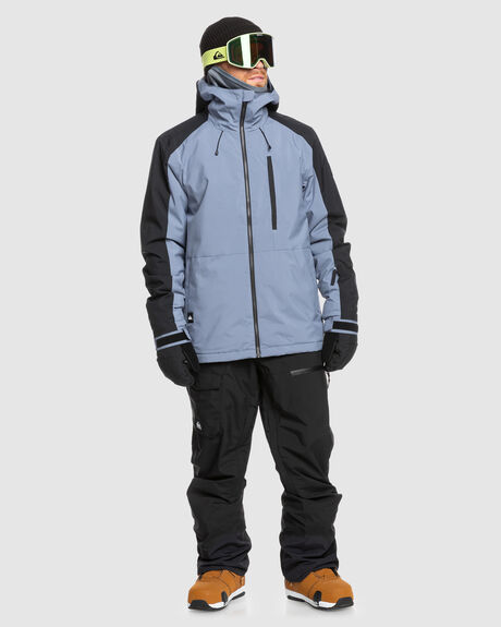 FLINT STONE SNOW MENS QUIKSILVER SNOW JACKET - EQYTJ03404-SNA0