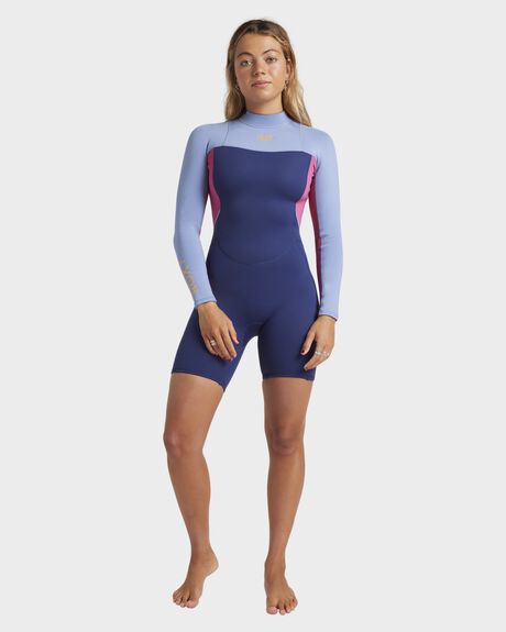 DARK DENIM SURF WOMENS ROXY SPRINGSUITS - ERJW403068-BRQ0
