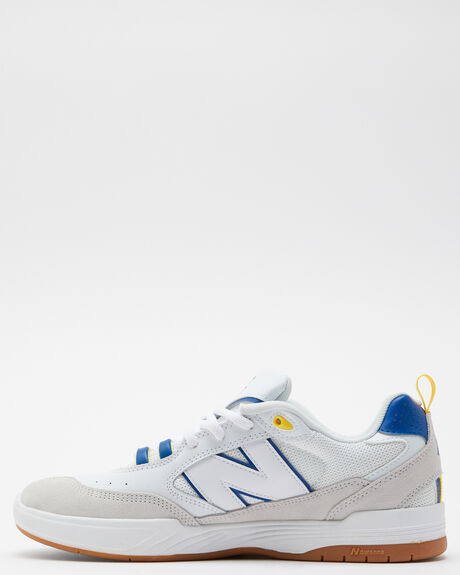 WHITE BLUE MENS FOOTWEAR NEW BALANCE SNEAKERS - NM808WBY