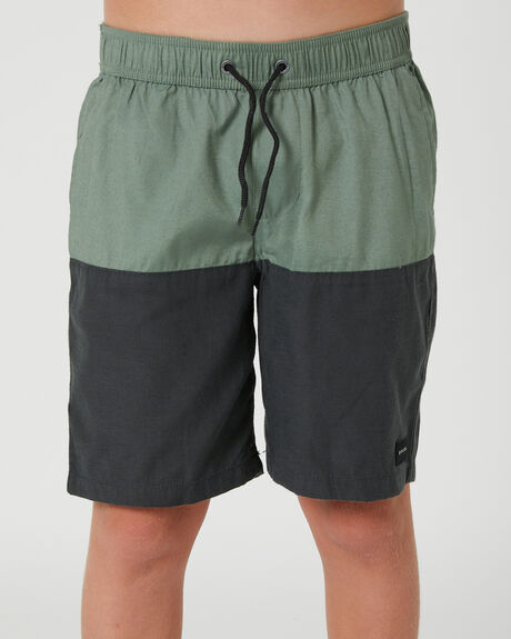WASHED CLOVER KIDS BOYS RIP CURL SHORTS - KWADM98072