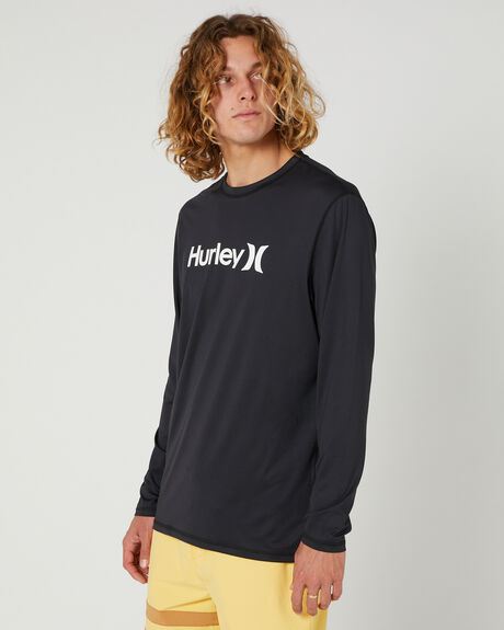 BLACK SURF MENS HURLEY RASHVESTS - HAML1000010