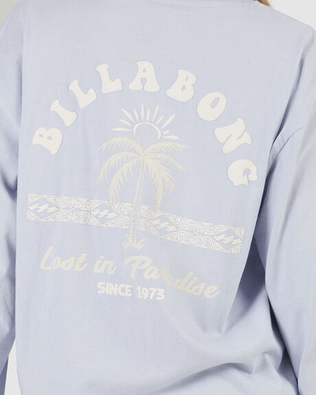 CLOUD BLUE WOMENS CLOTHING BILLABONG TEES - UBJZT00263-BZK0