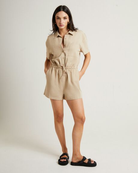 OFF WHITE WOMENS CLOTHING SUBTITLED PLAYSUITS + OVERALLS - 1000106448-WHT